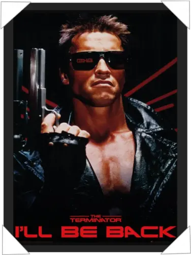  Download Terminator Poster I Ll Be Back Png Movie Poster Png