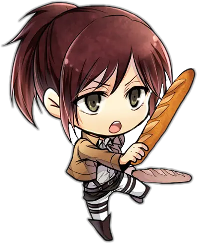  Eren Jaeger Png Eren Erenjaeger Jaeger Ereri Eremika Stickers De Shingeki No Kyojin Sasha Eren Png