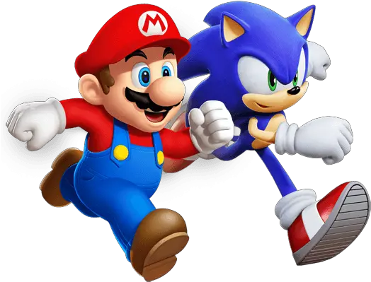  Sonic Mario And Sonic Running Png Sonic Running Png