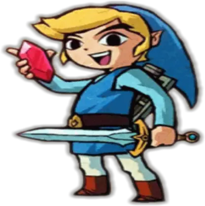  Blue Toon Link With Rupee Roblox Four Swords Blue Toon Link Png Toon Link Png