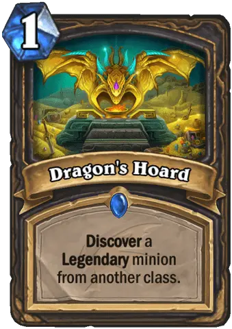  Dragonu0027s Hoard Card Hearthstone Hs Voodoo Hoard Hearthstone Png Hearthstone Logo