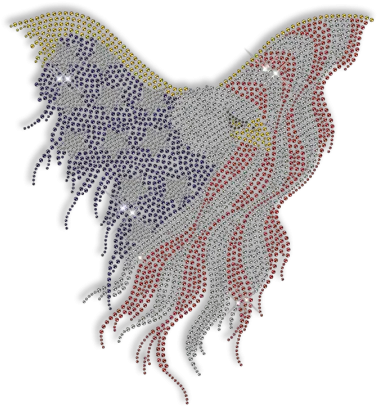  Best Sparkle American Flag Pattern Eagle Iron Automotive Decal Png American Flag Eagle Png