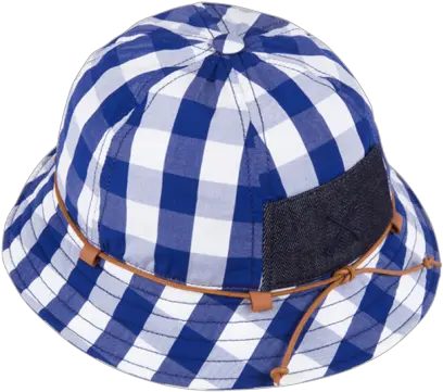  Bucket Hat Blue Vichy U0026 Denim Fedora Png Bucket Hat Png