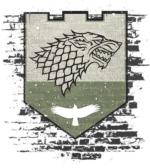  Winter Is Here Stark Banner Shower Curtain Game Of Thrones Png Stark Sigil Png