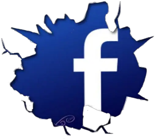  Cracked Facebook Vector Graphic Facebook Logo Png Facebook Logo Vector Free