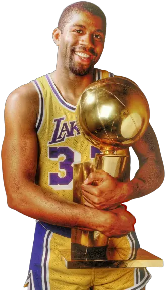  Mj Magicjohnson Magic Sticker Magic Johnson Larry O Brien Png Magic Johnson Png