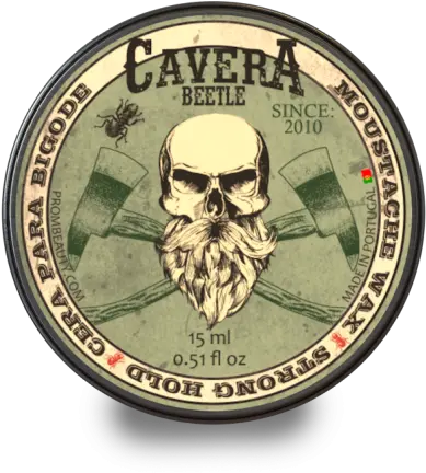  Cavera Beetle Moustache Wax 15ml Barbers And Groomers Emblem Png Mustache Transparent