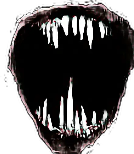  Picsart Sticker Evil Mouth Scary Scarymouth Horror Vamp Scary Mouth Png Vampire Teeth Png