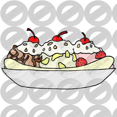  Lessonpix Mobile Funnel Cake Png Banana Split Png