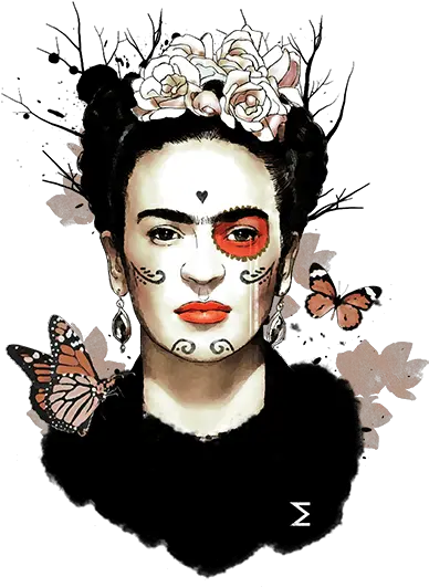  Frida Kahlo Por Oscar Giménez Frida Kahlo Quotes About Women Png Frida Kahlo Png