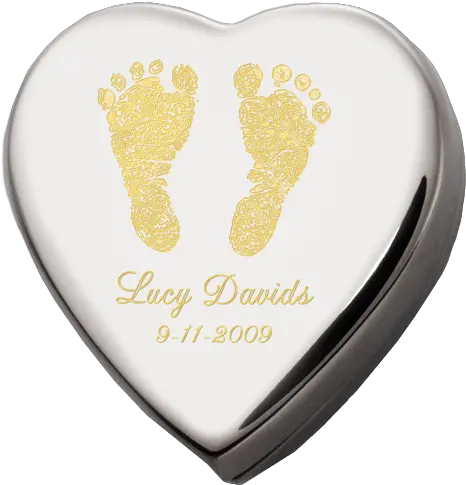  Custom Baby Feet Memorial Heart Urn Baby Urn Png Baby Feet Png