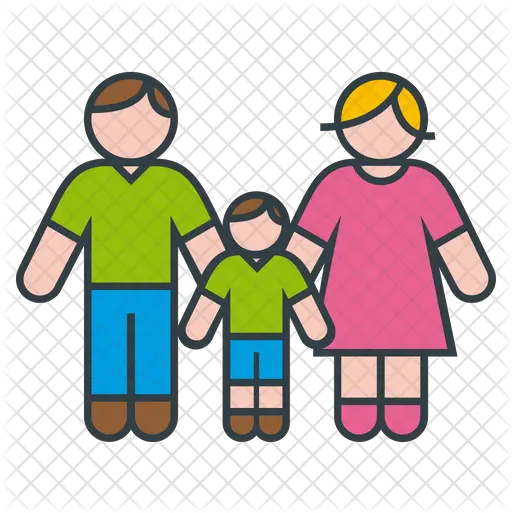  Parents And Son Icon Family Icon Png Color Parents Png
