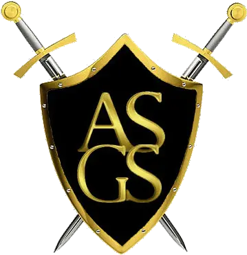  Asgs Security Services Limited Logo 400mm Large Transparent Crossed Shield And Sword Clipart Png Spear Transparent