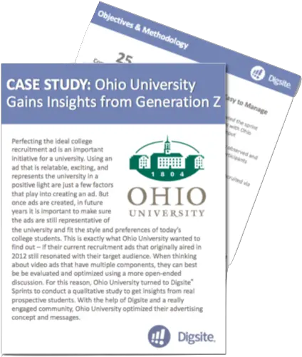  Ohio University Case Study Flyer Png Ohio Png