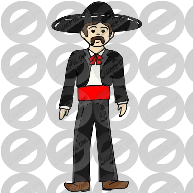  Lessonpix Mobile Cartoon Png Mariachi Png