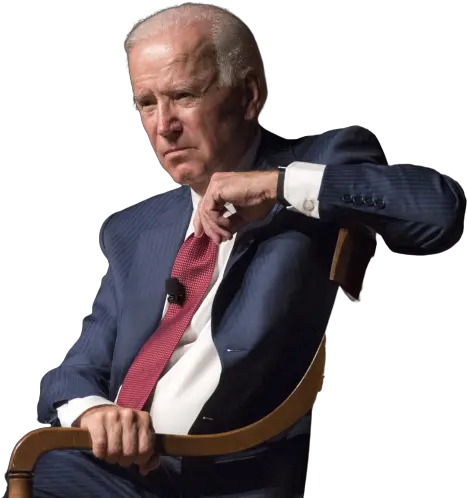  Joe Biden Sitting Free Joe Biden Distorted Png Donald Trump Transparent Background