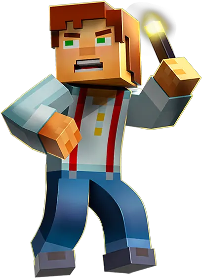  Minecraft Story Mode Boy Minecraft Story Mode Jesse Png Minecraft Character Png