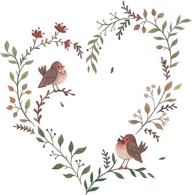  Download Flower Art Vine Illustration Heart Shaped Illustration Png Flower Shape Png