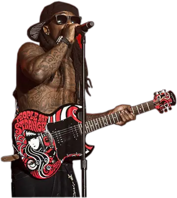  Lil Wayne Tattoos Up Close Samuel L Jackson Plays Guitar Png Lil Wayne Png