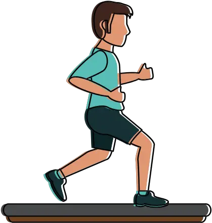  Man Running Cartoon Jogging 550x550 Png Clipart Download Cartoon Of A Person Jogging Easy Man Running Png