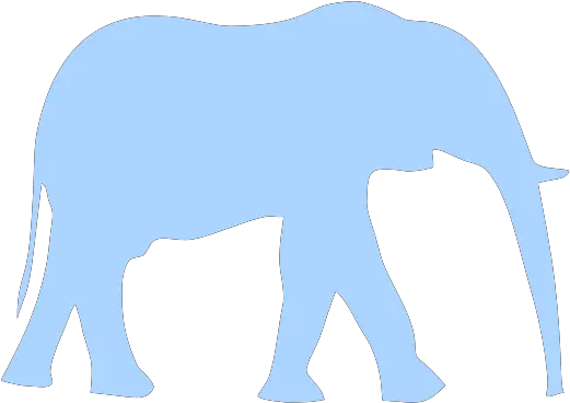  Blue Elephant Png Svg Clip Art For Web Download Clip Art Silhouette Elephant Outline Elephant Tusk Icon