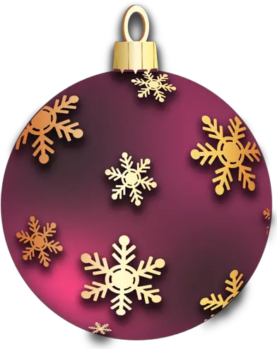  Christmas Ornament Clip Art Transparent Red Ball Maroon Christmas Ornaments Clipart Png Transparent Snowflake Clipart