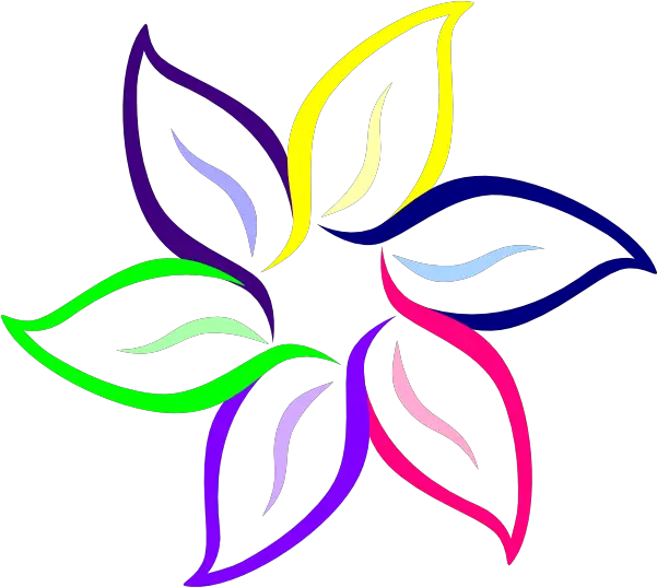  Download Free Colorful Flowers Hd Icon Favicon Freepngimg Flower Color Outline Png Flower Petal Icon