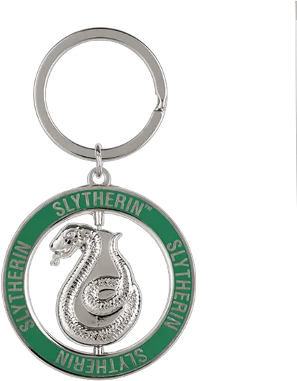  Slytherin House Icon Spinning Keyring Solid Png House Icon In Circle