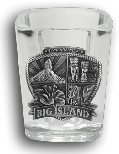  Big Island Medallion Shot Glass Serveware Png Shot Glass Png