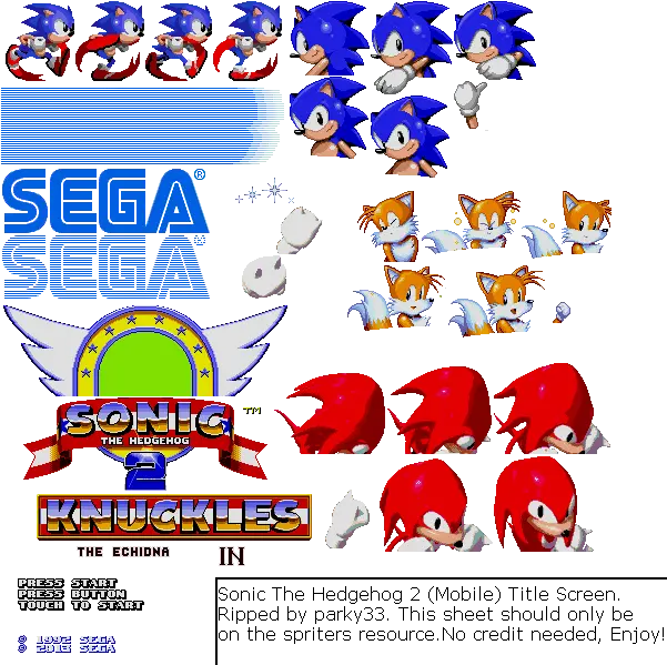  Title Screen Clip Art Png Sonic The Hedgehog 2 Logo