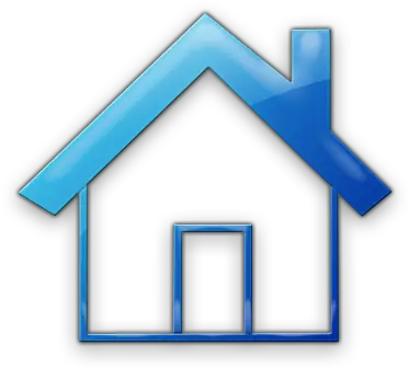  Simple Home Shape With Solid Roof Outline Icon 078552 Blue Transparent Background Home Icon Png Jelly Icon