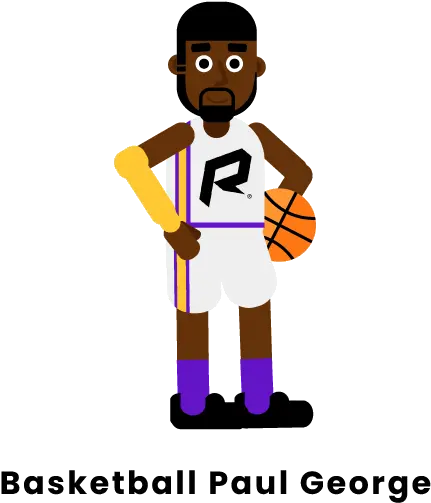  Indiana Pacers Cartoon Png Paul George Png