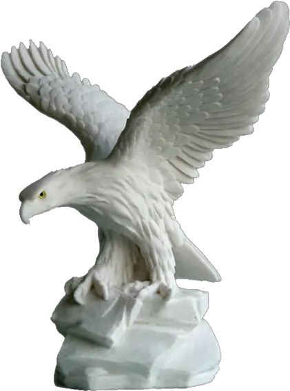  Eagle Statue Taking Off Made Of Alabaster Alabaster Png Greek Bust Png