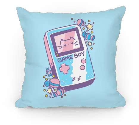  Game Boy Trans Pride Pillows Lookhuman Aesthetic Cute Non Binary Outfits Png Game Boy Png