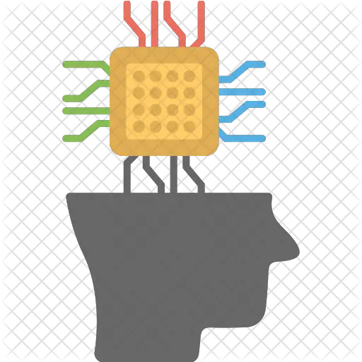  Brain Chip Icon Illustration Png Brain Clipart Png