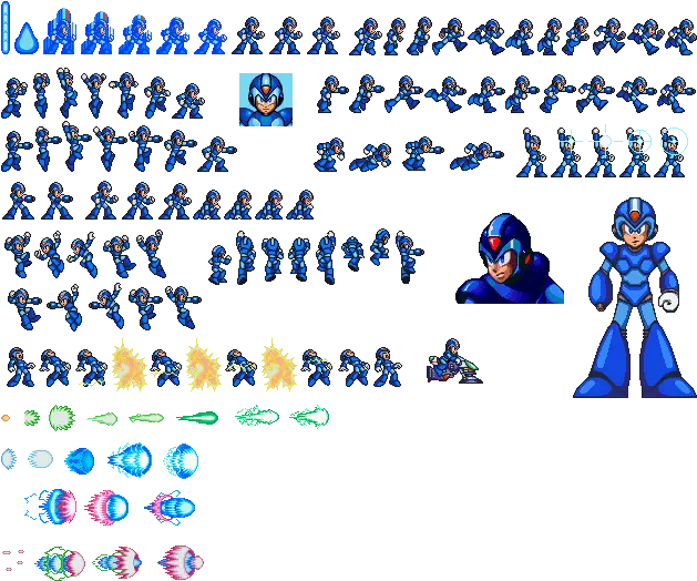  Megaman Mega Man X Sprite Sheet Png Megaman X Png