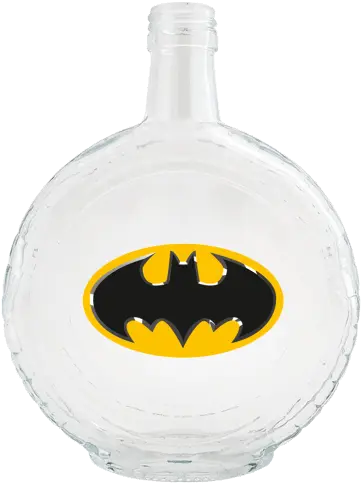  Fancy Flat Glass Alcohol Bottle 500 Ml With Printing Batman Bottle Png Batman Drawing Logo