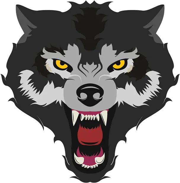  Grey Wolf Vector Logo Cartoon Png Wolf Head Logo