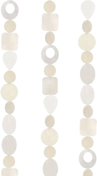  Natural Capiz Shell Strand Capiz Strands Png Shell Png