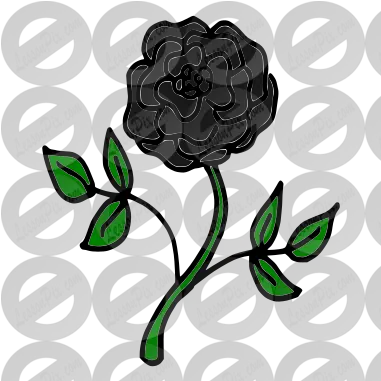  Lessonpix Mobile Clip Art Png Black Rose Png