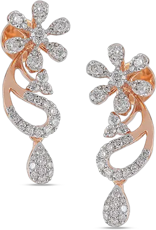  Orra Diamond Drop Earring Diamond Png Diamond Earring Png