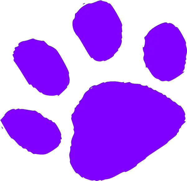  Paw Purple Free Purple Pawprint Dog Paw Print Purple Png Paw Print Transparent