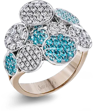  18k Gold White Mr2728 Color Ring Ring Png Diamonds Falling Png