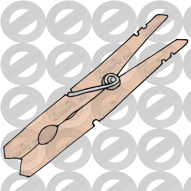  Lessonpix Mobile Wood Png Clothespin Png