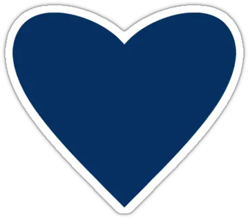  Free Blue Heart Transparent Background Download Clip Navy Blue Redbubble Stickers Blue Png Blue Heart Png