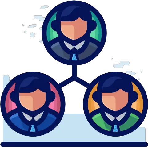  Group People Management Business Work Employees Icon Free Png People In Line Png