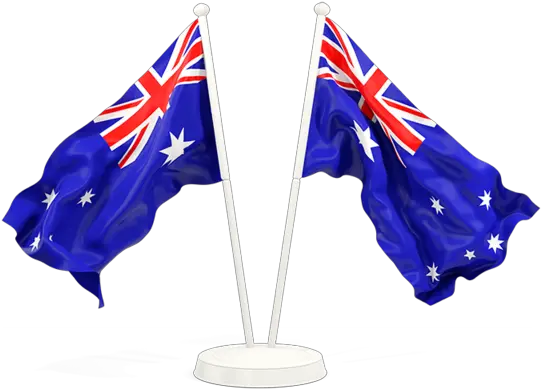  Two Waving Flags Papua New Guinea And Australia Flags Png Australia Flag Png