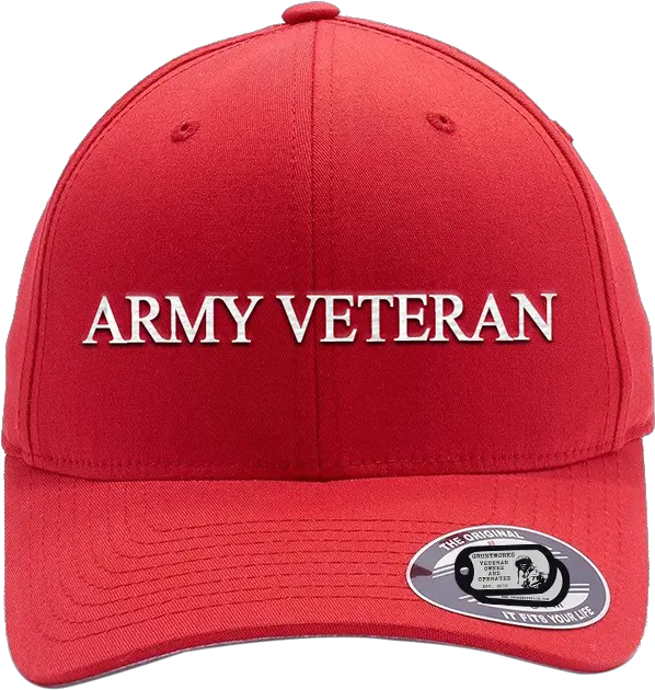  Bad Red Hat Army Veteran For Baseball Png Army Hat Png