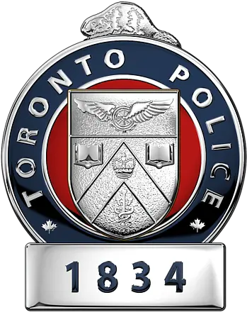  Toronto Police Service T P S Officer Badge Over White Leather Iphone X Case Toronto Police Officer Badge Png Police Badge Transparent