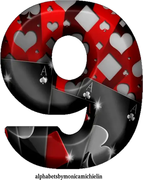  Monica Michielin Alfabetos Red Black Suit Playing Cards Red Black Suit Playing Card Letter S Png Numbers Icon Png